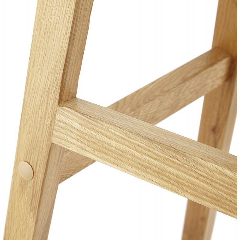 Tabouret de bar chaise de bar design scandinave FLORENCE (gris) - image 22462