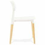 Stuhl Designstil skandinavischen ASTI (weiß)