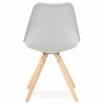 Modern Chair style Scandinavian NORDICA (grey)