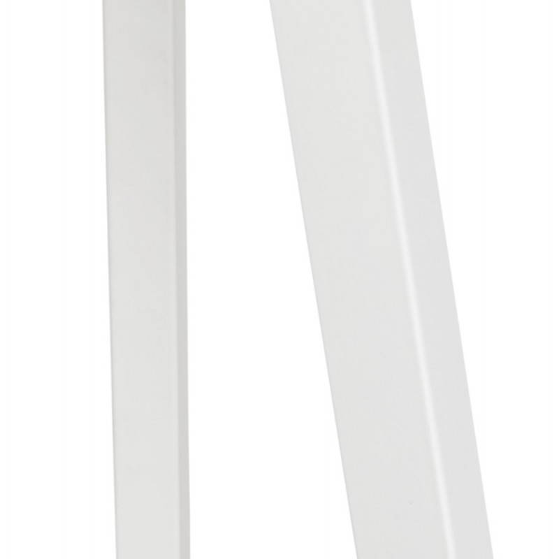 Lampe sur pied de style scandinave TRANI en tissu (noir, blanc) - image 23098