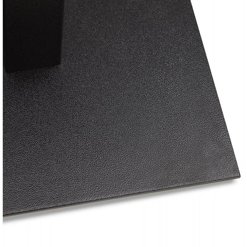 Doppio piede tavolo RAMBOU dipinto in metallo (50cmX100cmX73cm) (nero) - image 23613