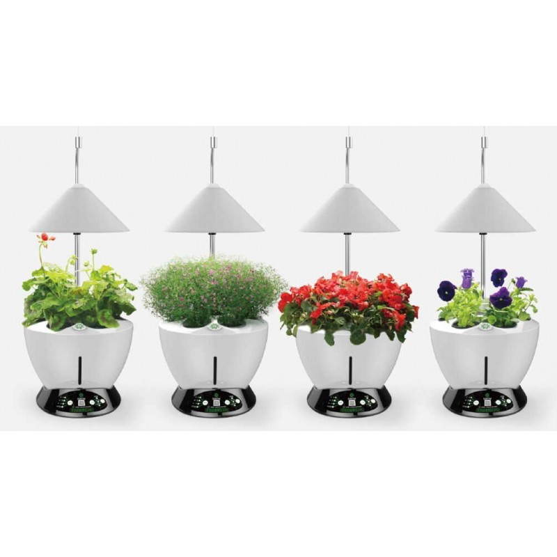 Gardener of hydroponics for indoor culture automatic CONE (large, white) - image 23773