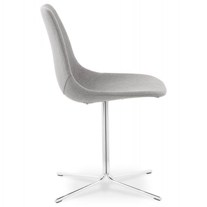 Zeitgenössisches Design-Stuhl OFEN aus Stoff (grau) - image 25456