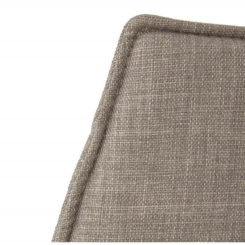 Chaise vintage style scandinave MARTY en tissu (gris) - image 25489