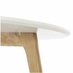 TAROT mesa escandinava de madera roble blanco)