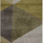 Teppich design rechteckig skandinavischen Stil GEO (230cm X 160cm) (grün, grau, Beige)