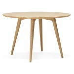 Tavolo da pranzo stile scandinavo turno PONY (Ø 120 cm) (in legno)
