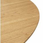 Table à manger style scandinave ronde PONY en bois (Ø 120 cm) (naturel)