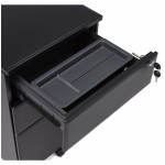 Subwoofer design scrivania 3 cassetti MATHIAS (nero) metallo