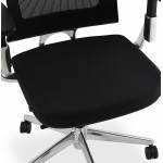 Ergonomisches Büro LEO (schwarz) Stoff Sessel