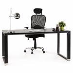 Design-richtige Büro BOUNY aus Holz (160 X 80 cm) (schwarz)
