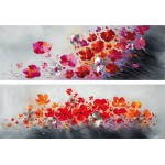 2 tables flora floral painting 