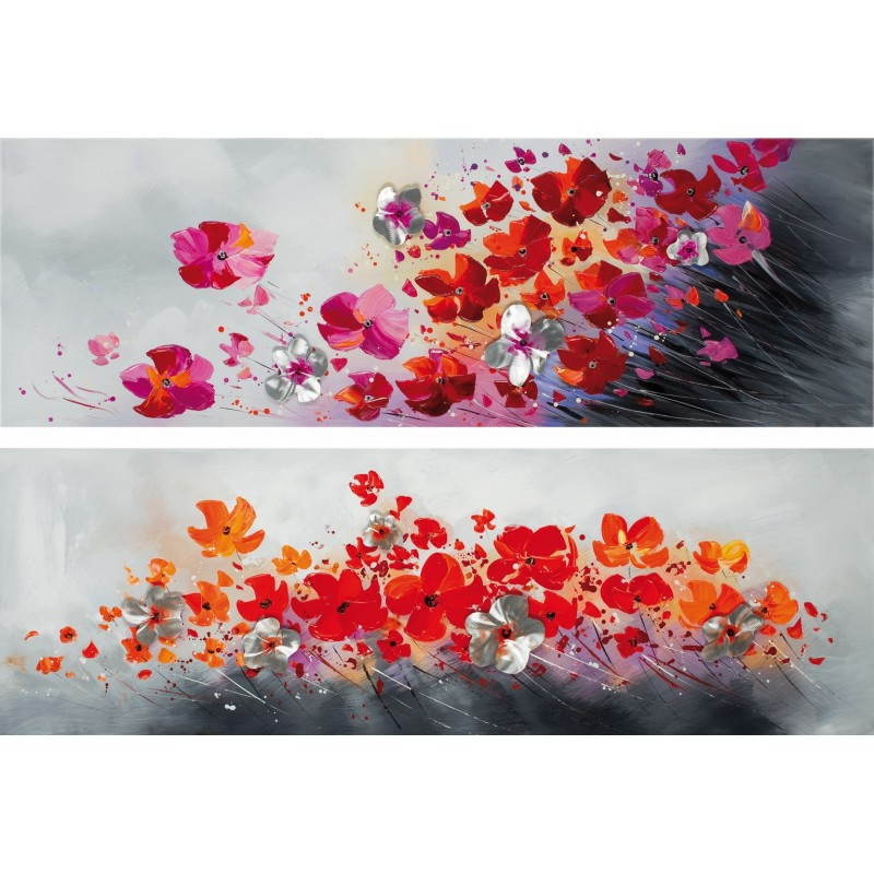 2 Tableaux peinture florale FLORE  - image 26482