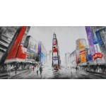 Table painting figurative contemporary CITY 