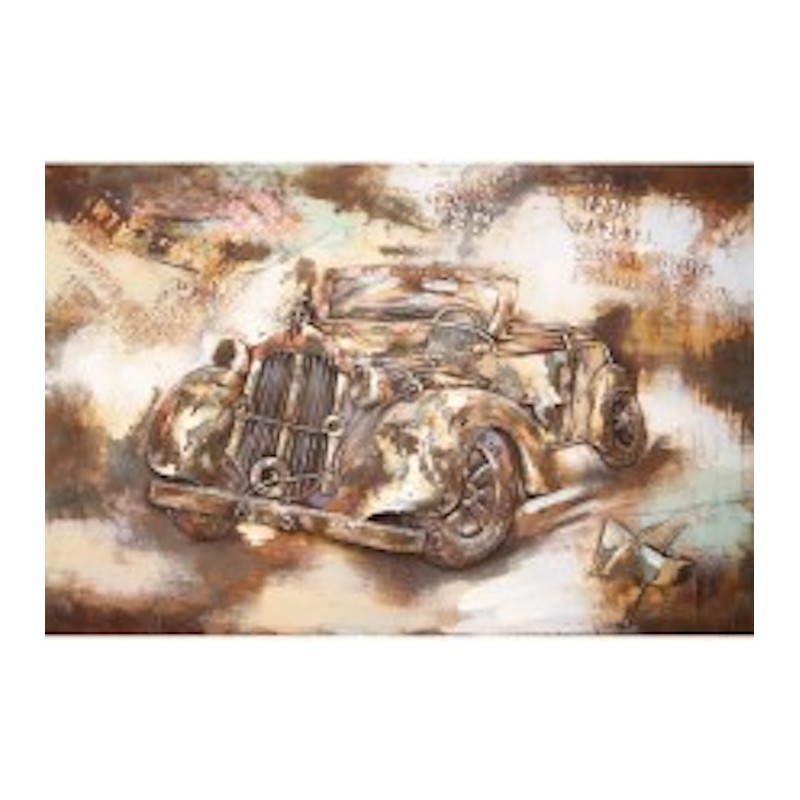 Table painting support metal car COLLECTIBLE 