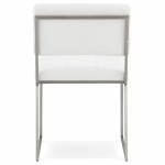 Imbottito in polyuréthane sedia di design BOUTON (bianco)