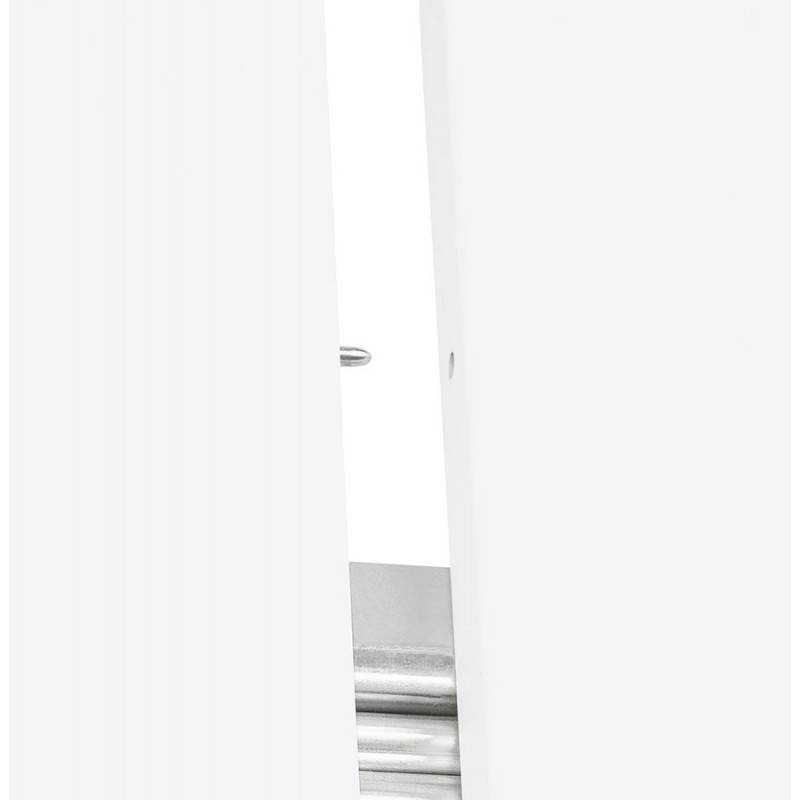 Esstisch rechteckig skandinavischen Stil mit hölzernen Erweiterungen TRINE (weiß) - image 28195