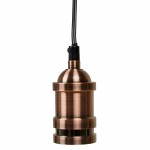 Douille pour lampe à suspension vintage industrielle EROS en métal (cuivre)