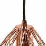 Lampe à suspension vintage MOSS en métal (cuivre)