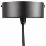 Lampe à suspension vintage MOSS en métal (noir)