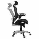 Design und moderne Büro Stuhl ergonomische AXEL (schwarz) Stoff