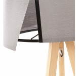 Table lamp TRANI MINI on tripod with shade (grey)