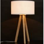 Lampe de table sur trépied scandinave TRANI MINI (blanc)