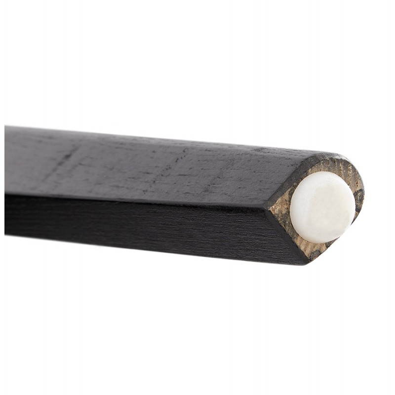 Fauteuil design et moderne avec accoudoirs ANTONELA en tissu (noir) - image 28608