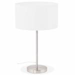 Table lamp design adjustable in height LAZIO in tissue (white)