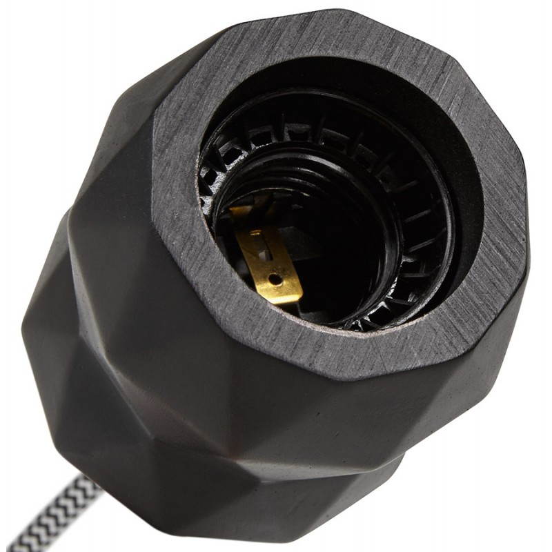 Douille à suspension design BRUT (noir) - image 28788
