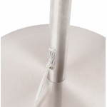 Diseño de lámpara de pie ajustable en altura de LAZIO en el tejido (blanco)