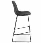 Taburete silla de la tela de DOLY (gris oscuro) de bar de diseño