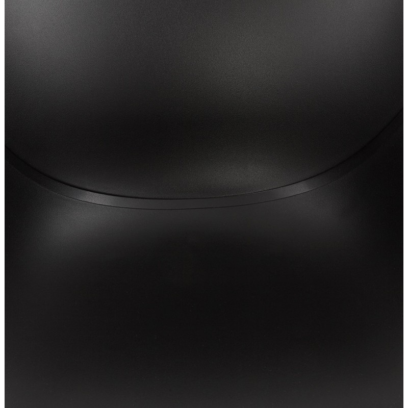 Chaise design style industriel TOM en polypropylène pied métal noir (noir) - image 29177
