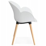 Design chair style Scandinavian LENA polypropylene (white)