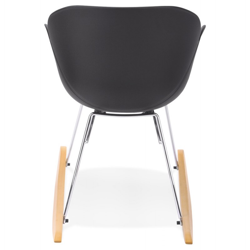 Mecedora diseño polipropileno silla de Edén (negro) - image 29292