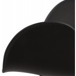 Fauteuil à bascule design EDEN en polypropylène (noir)