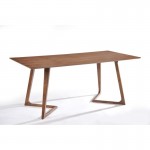 Dining table design LOANE wooden (180cmX90cmX76cm) (drowned)