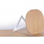 Mesa de centro diseño y estirón escandinavo en madera (roble natural)