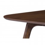 Table à manger design CORENTINE en bois (180cmX90X75cm) (noyer)