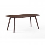 Mesa de comedor diseño CORENTINE madera (180cmX90X75cm) (ahogado)