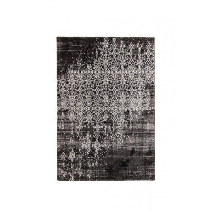 Rendez vous déco Tapis noir et blanc Abstract 120x170 cm pas cher 