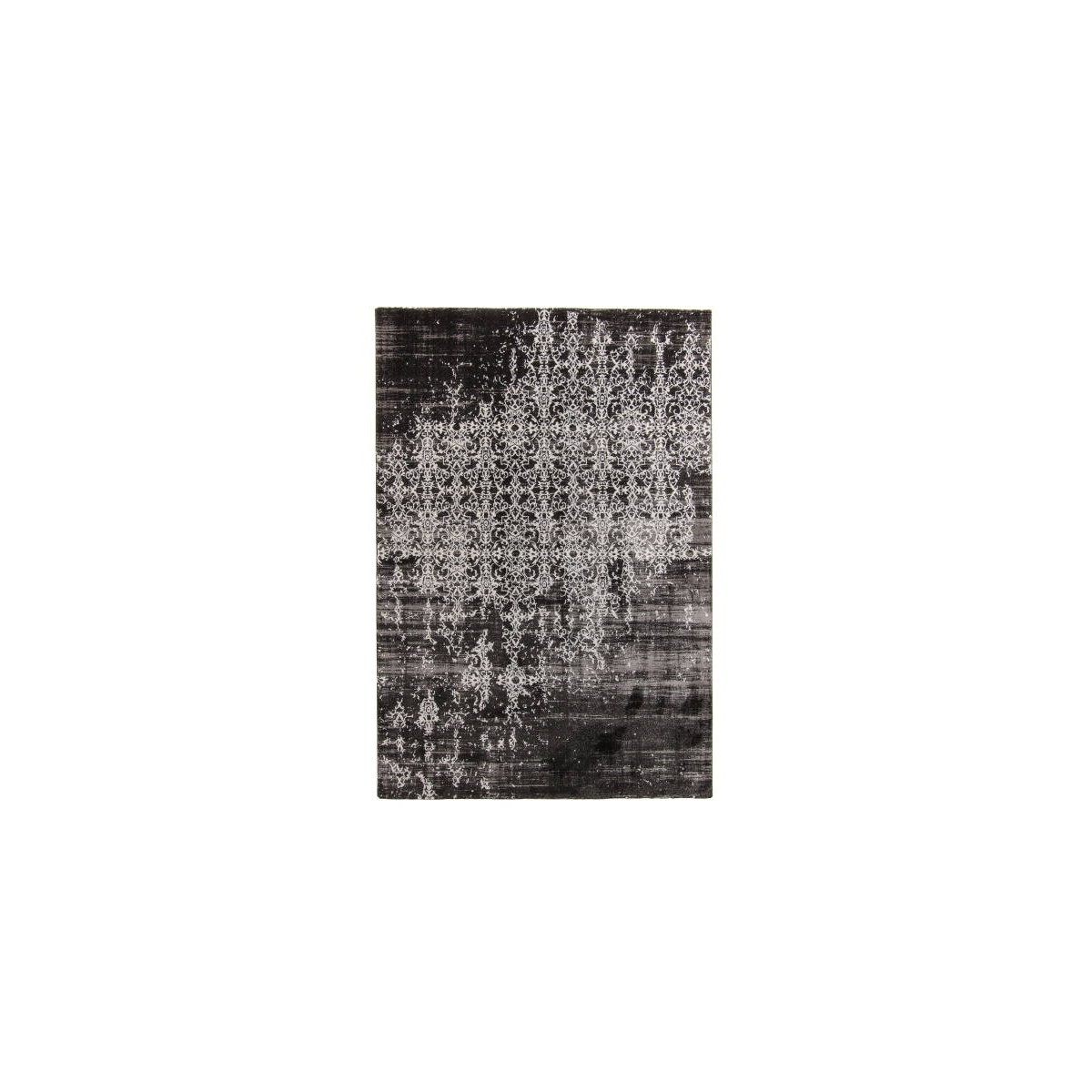 Tappeto da creatore a 120 X 170 cm Design colorato, la moderna moda LEO  (nero - bianco) - AMP Story 4656