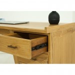 Schreibtisch 4 Schubladen Design und zeitgenössische MISHA (natürlichen) massive teak