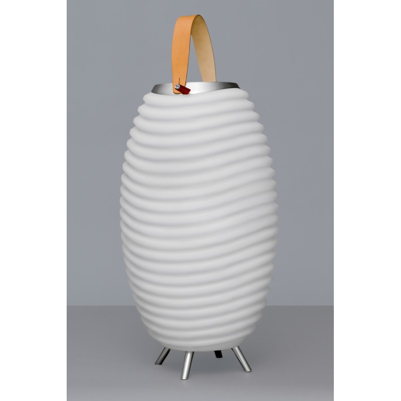 Lámpara LED champán cubo altavoz bluetooth altavoz KOODUU SYNERGIE S 65 (blanco) - image 36643