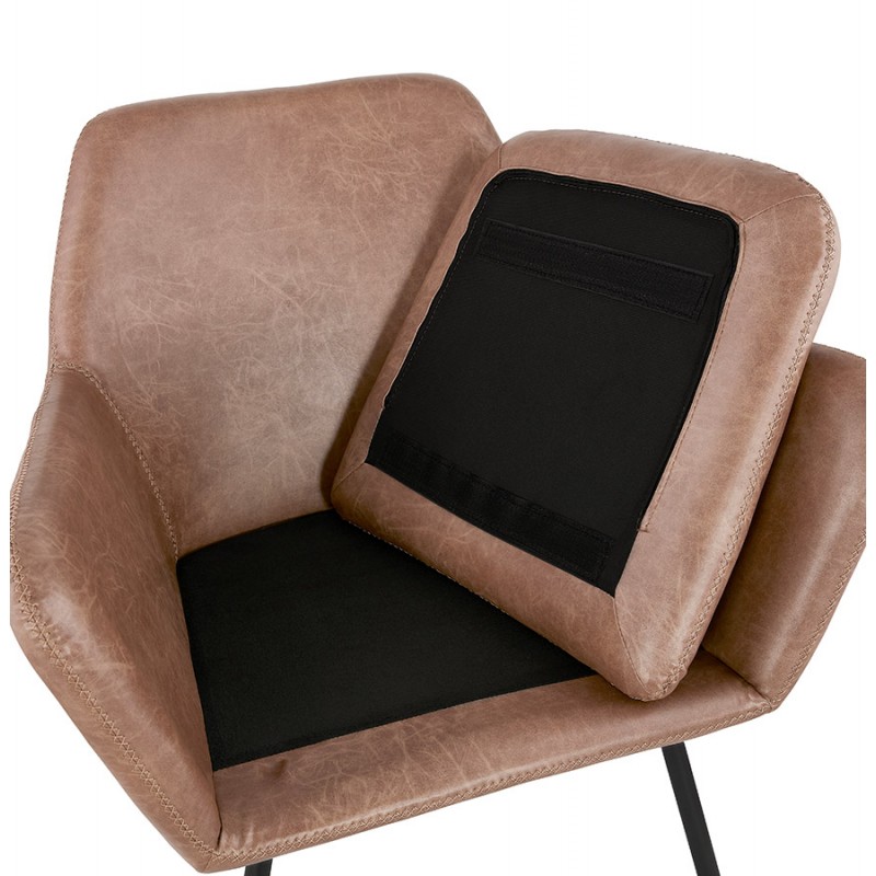 Chaise longue de diseño y HIRO retro (marrón) - image 36734