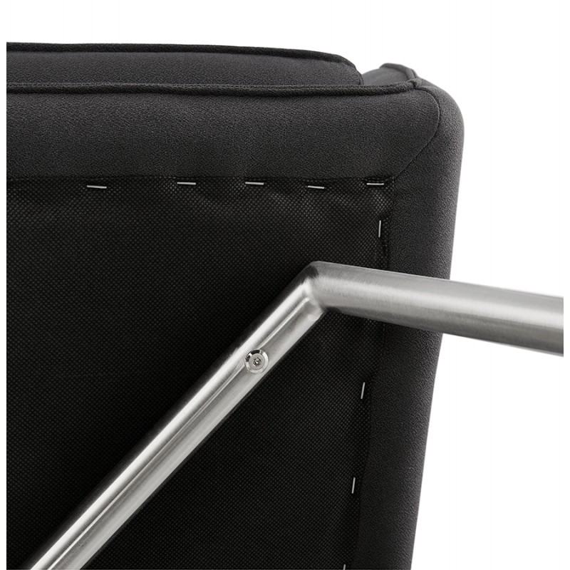 Design lounge YORI tessuto sedia (grigio antracite) - image 36805