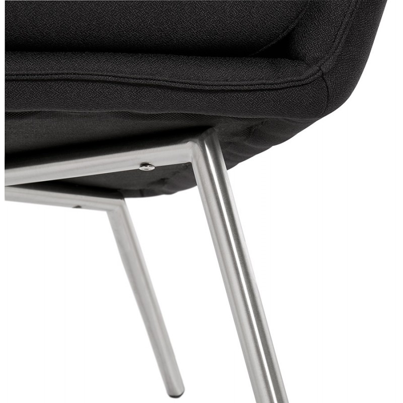 Design lounge YORI tessuto sedia (grigio antracite) - image 36806