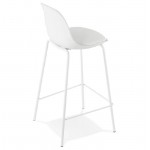Bar bar halfway up industrial OCEANE MINI (white) chair stool
