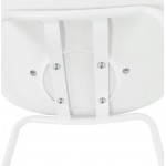 Tabouret de bar chaise de bar industriel OCEANE (blanc)