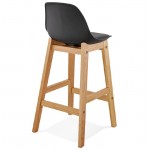 Bar bar Scandinavian design mid-height FLORENCE MINI (black) chair stool